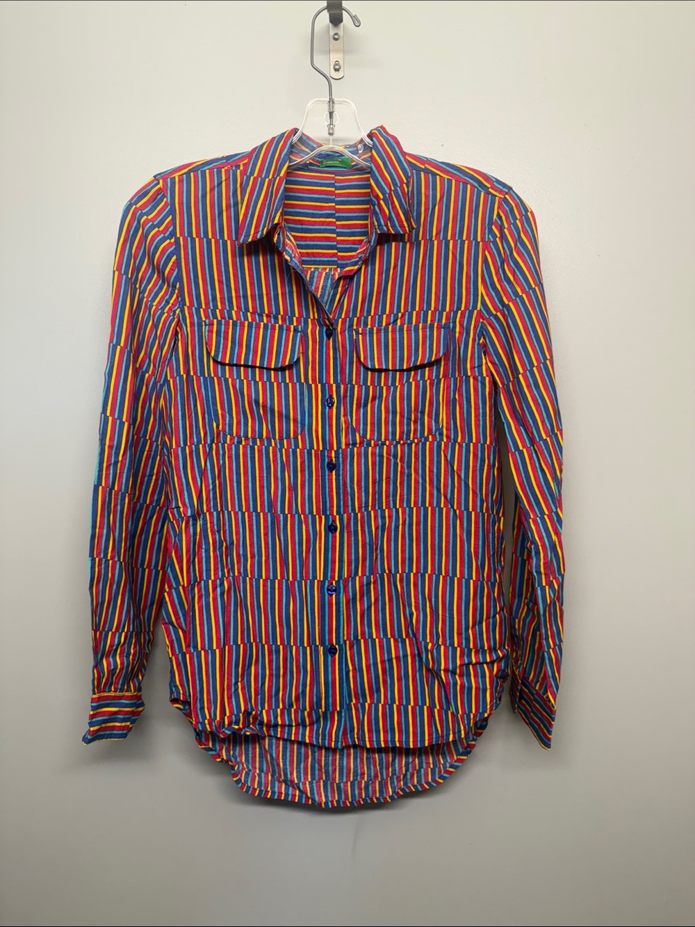 United Colors Of Benetton Multicolor Striped Button-Down Shirt